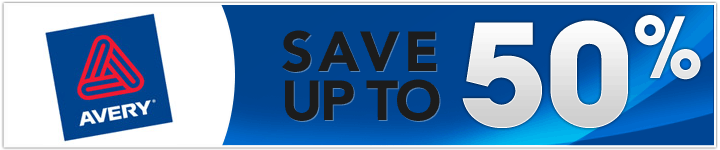 Save up to 25% on Avery!