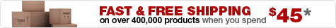 Free Shipping on orders overr $45