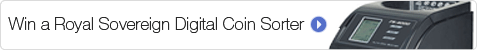 Win a coin sorter from Royal Sovereign