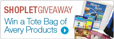 Win a Tote Bag full of Avery Products