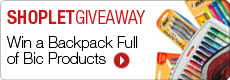Win a Backpack Full of Bic Products