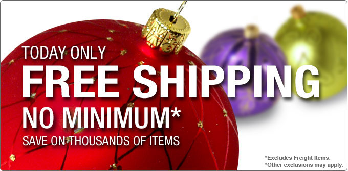 Free Shipping: Cyber Monday